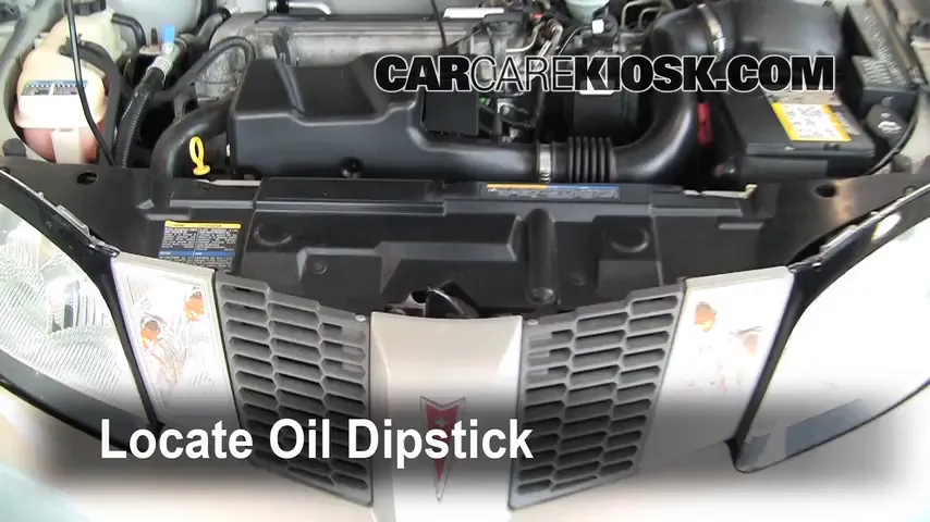 2005 Pontiac Sunfire 2.2L 4 Cyl. Oil Check Oil Level